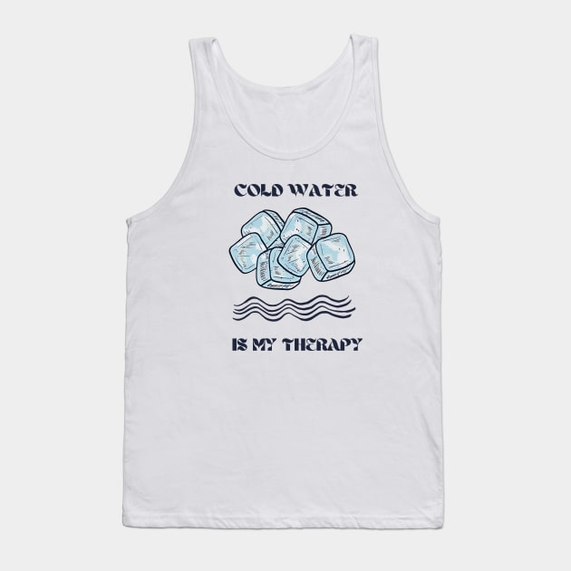 Cold Water Wim Hof Inspired, Iceman, Ice Baths Tank Top by Ac Vai